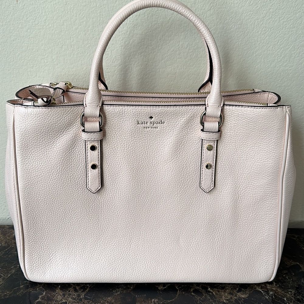 New Kate Spade Mulberry Street Leighann Pebble Leather Crossbody Tote